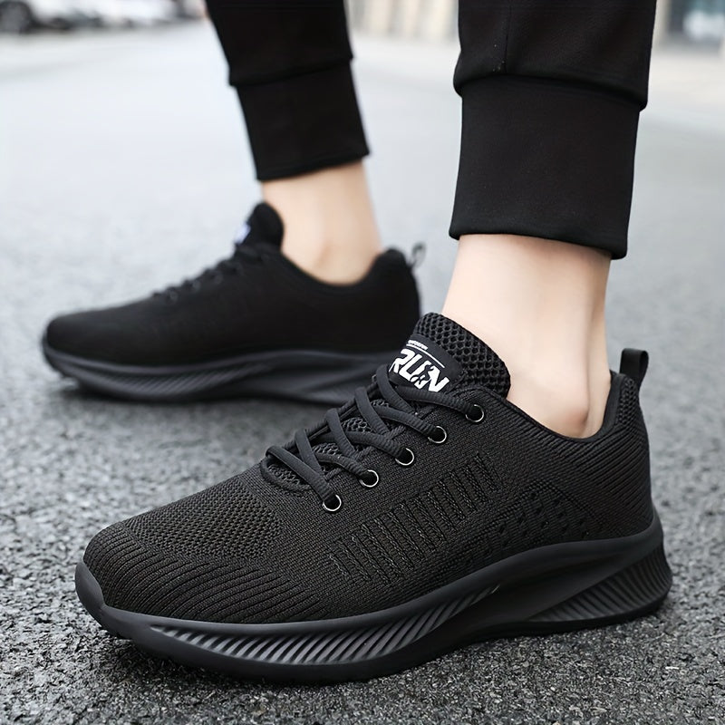 Men's Summer Lightweight Odor-Resistant Breathable Sneakers - Minimalist Lace-Up Training Shoes Suitable for Running, Gym & Casual Wear - Neutral Cushioning, Upper & Sole, Spring/Fall Transition Athletic Footwear - ayq