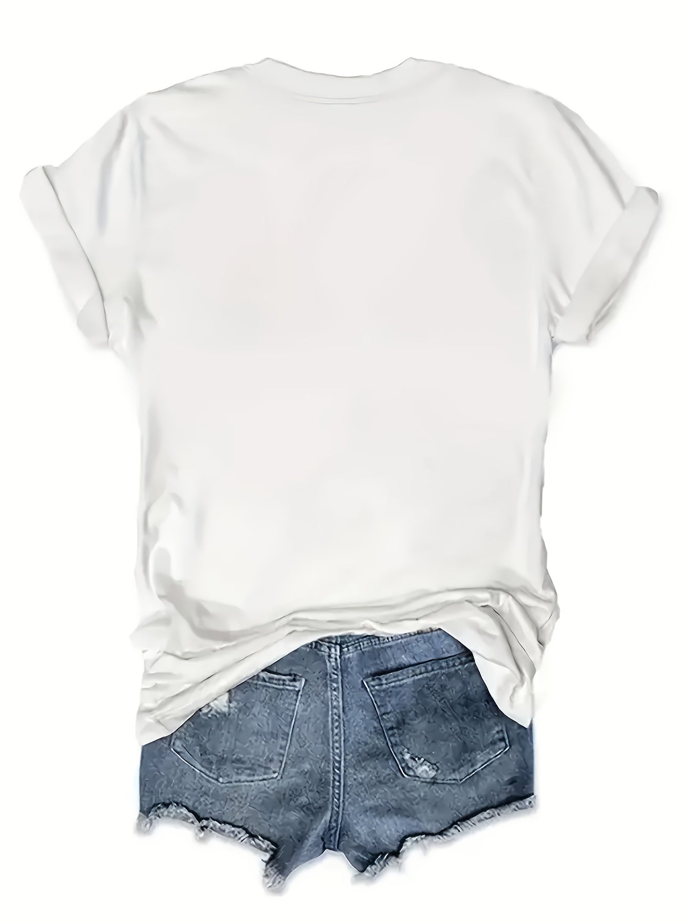 Women’s Casual Short Sleeve Geometric T-Shirt for Summer