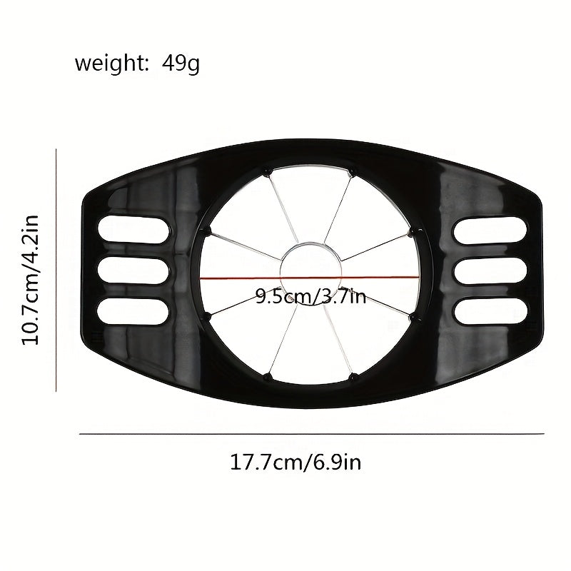 Stainless Steel Apple Slicer and Corer - Durable, Manual Fruit Cutter with Uniform Blades, Ergonomic Handle, Kitchen Gadget for Perfectly Sliced Apples, Fruit Slicer