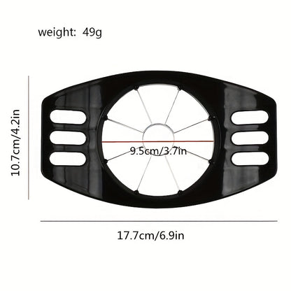 Stainless Steel Apple Slicer and Corer - Durable, Manual Fruit Cutter with Uniform Blades, Ergonomic Handle, Kitchen Gadget for Perfectly Sliced Apples, Fruit Slicer