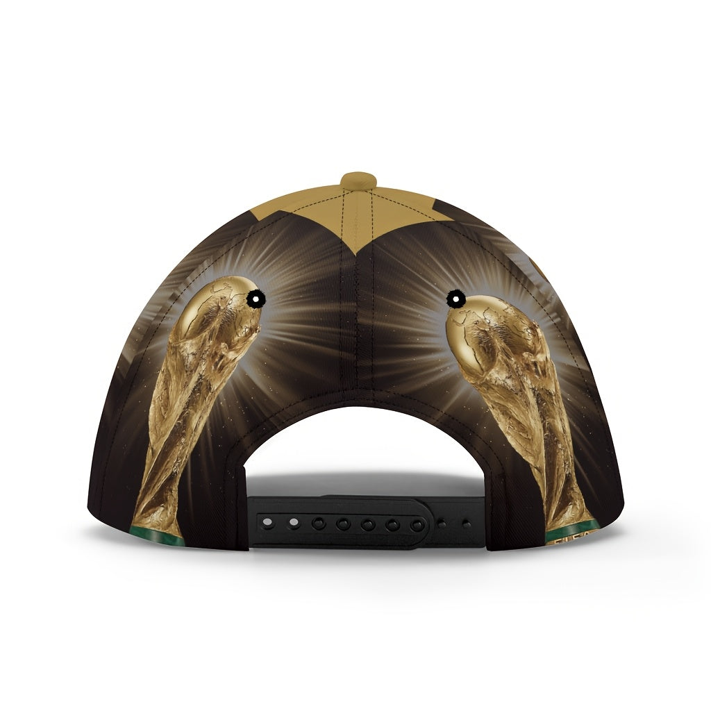 FIFA Official Adjustable Baseball Cap with Full-Print Flags