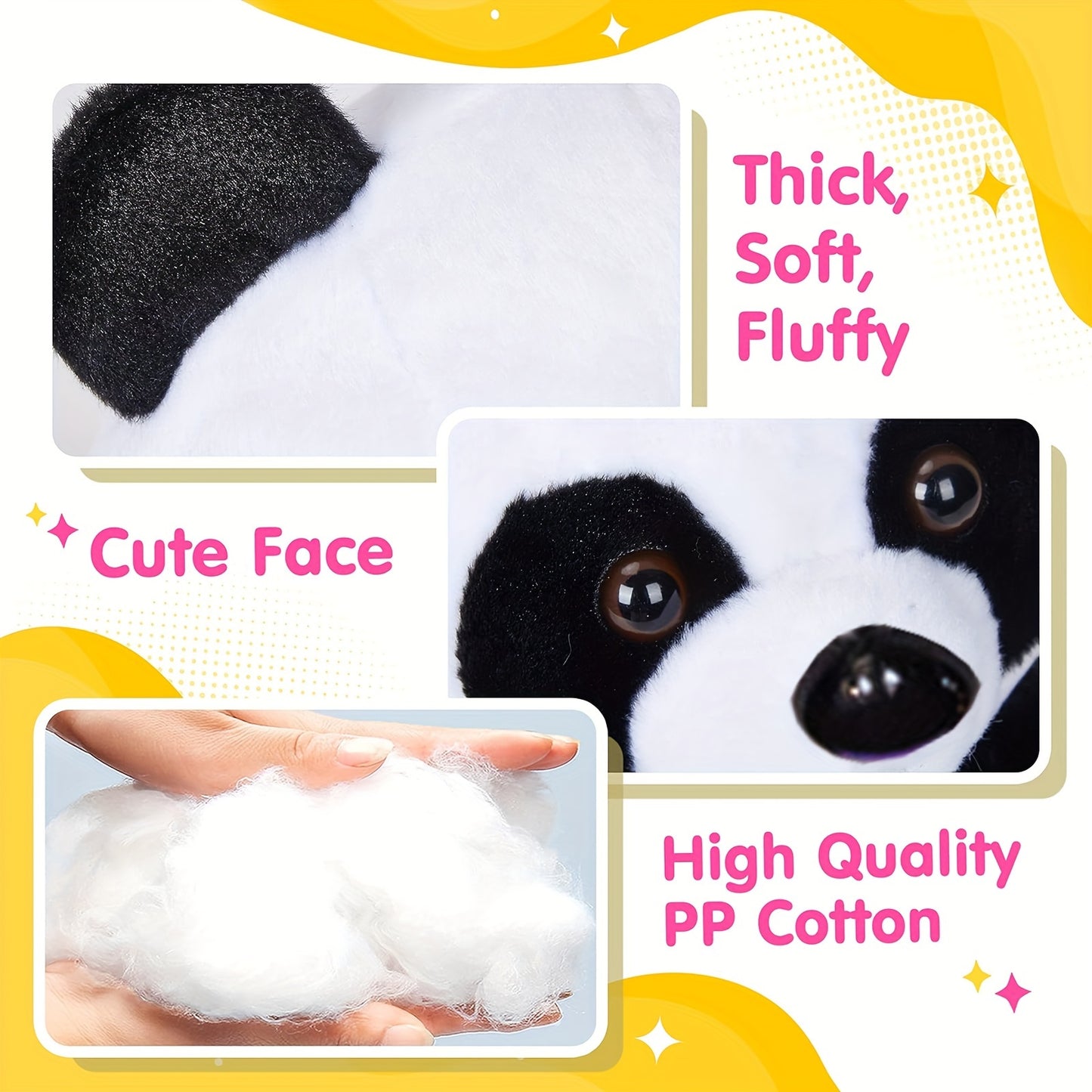 Illuminated Panda Plush Toy Night Light for Nursery, Perfect Gift for Toddler Girls' Birthdays