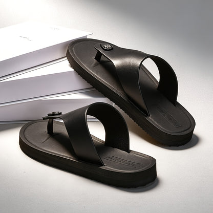 Men's Non-Slip Casual Flip-Flops with Shock-Absorbing Sole