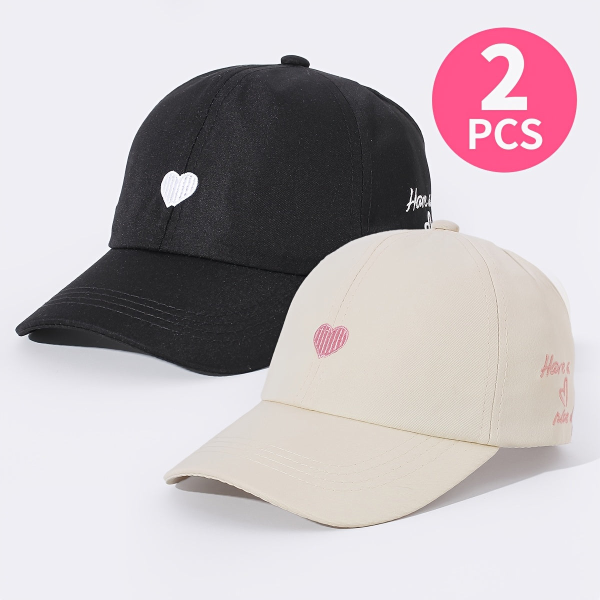 Breathable Ponytail Baseball Caps for Kids - Spring/Summer