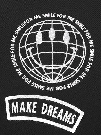 Տղամարդու տառային նախշերով կոնտրաստային գույնի բեյսբոլի բաճկոն