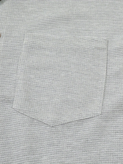 Men's Casual Hooded Jacket - Soft, Breathable Polyester with Button-Up Design & Pockets | Perfect for Spring, Fall & Outdoor Activities, Long Sleeve, Fashion, Daily, Leisure Style, Conventional Version