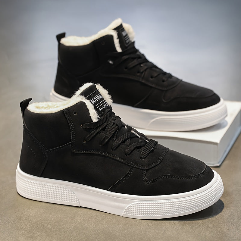 Men'S & Women'S Winter Snow Boots - Heavy-Duty PVC Sole, Warm & Arch Support - All-Season Ankle Boots with Lace-Up Closure - Heavy-Duty Traction Tread, - Ideal For Ice, Snow, Hiking, Winter Boots, Hiking Footwear, Outdoor Foo