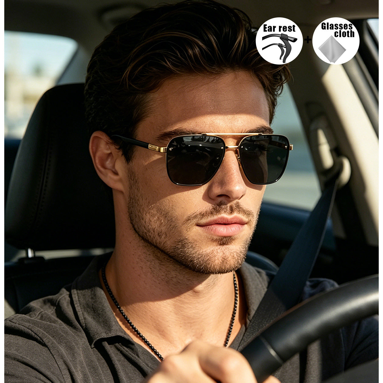 Vintage Geometric UV400 Sunglasses for Men and Women