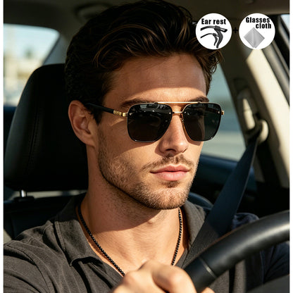Vintage Geometric UV400 Sunglasses for Men and Women
