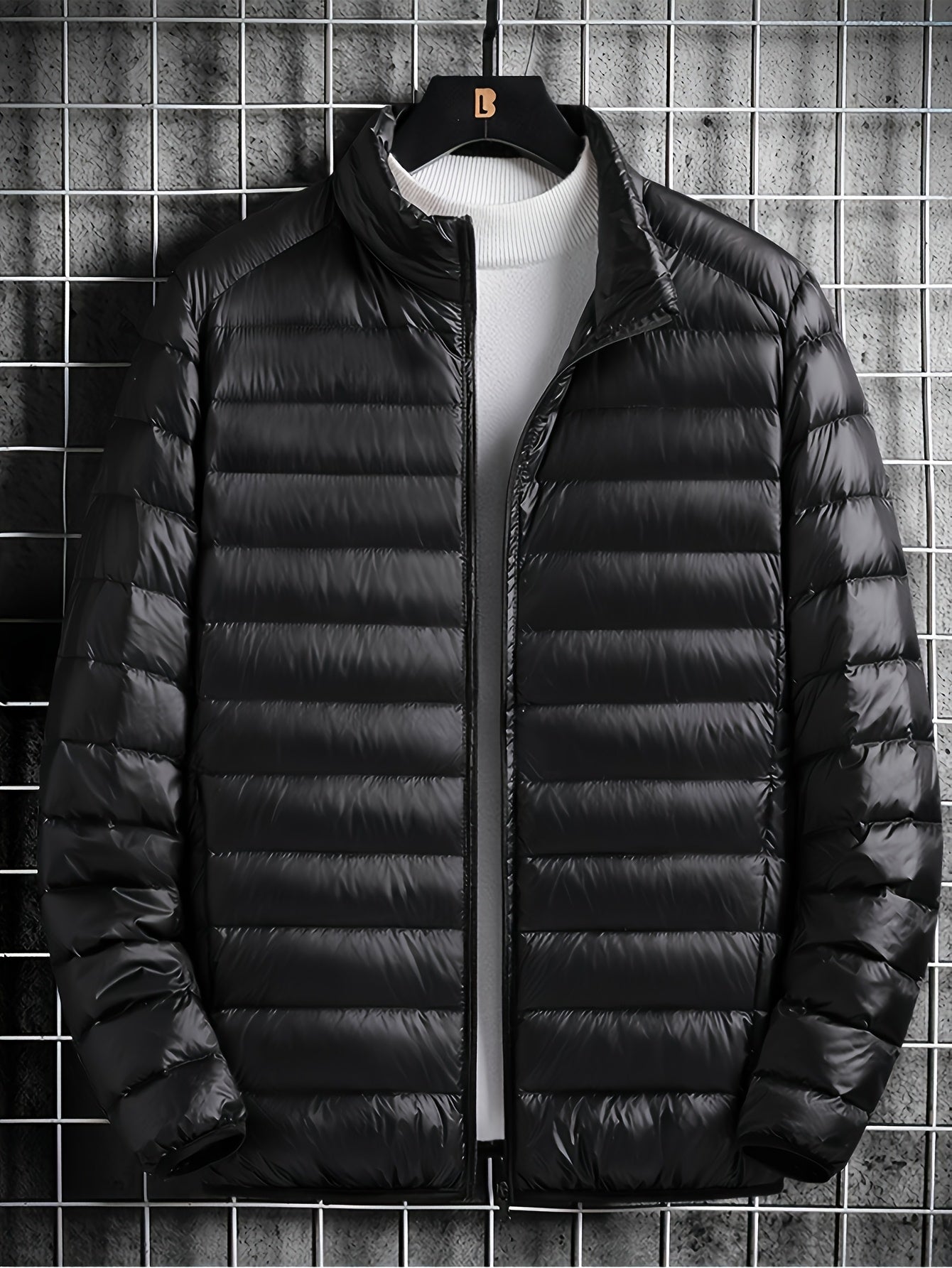 Spring, Autumn, And Winter Styles with a Stand Collar And Zipper Closure, Versatile Casual Lightweight Jacket for Men - ayq