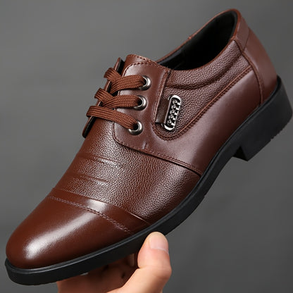Men's All-Season Genuine Leather Lace-Up Formal Shoes