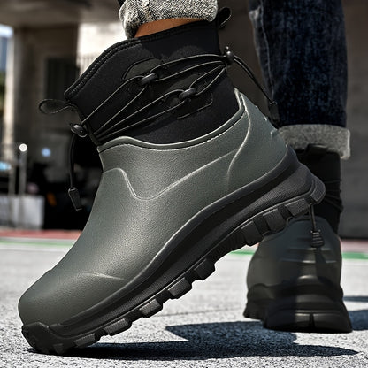 Unisex Waterproof High Top Boots with Durable EVA Sole