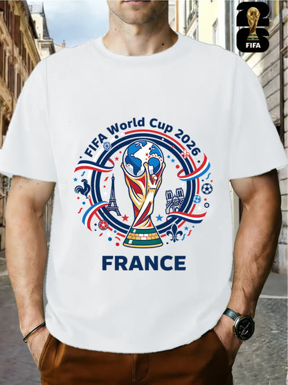 Men's 2026 FIFA World Cup Casual Short Sleeve T-Shirt
