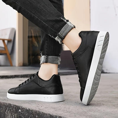 Men's Casual Sneakers - Slip-Resistant, Durable & Comfortable Lace-Up Skate Shoes, Suitable for Every Season - ayq