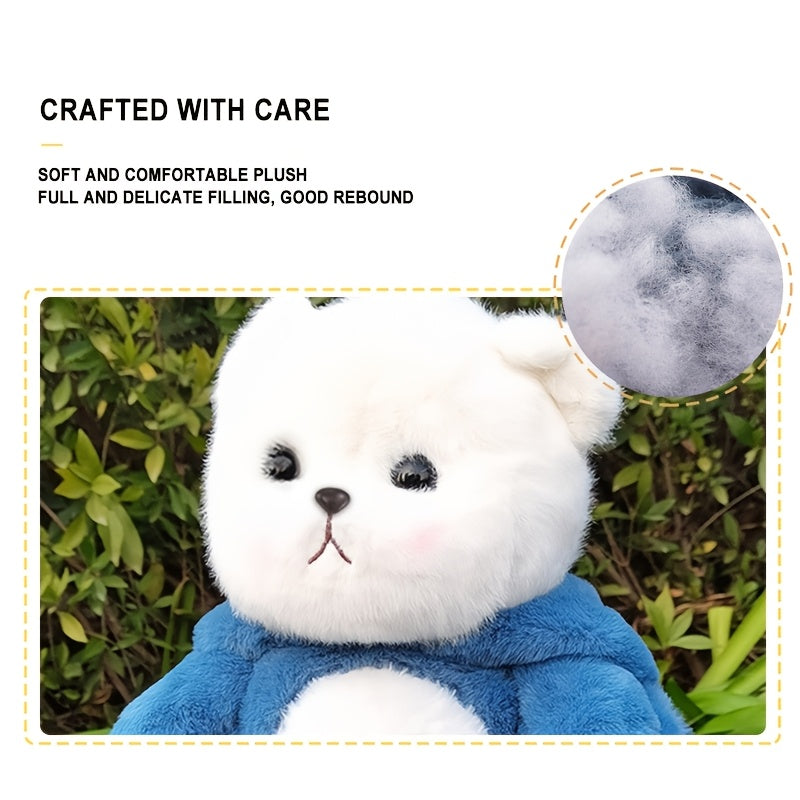 Cartoon Bear Plush Toy, Transforming Bear Doll, Cute Stuffed Toy, Adorable Teddy Bear Figure, Suitable for Halloween, Day, Thanksgiving, Easter, Christmas, Gifts, Holiday Presents, Birthday Gifts, New Year Gifts, Sofa Decorat