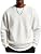 Men's Lightweight Crewneck Sweatshirt with Geometric Texture