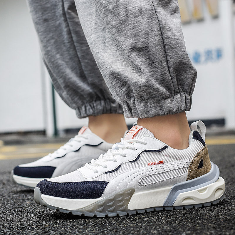 Men's Casual Sports Sneakers with Lightweight PU Sole