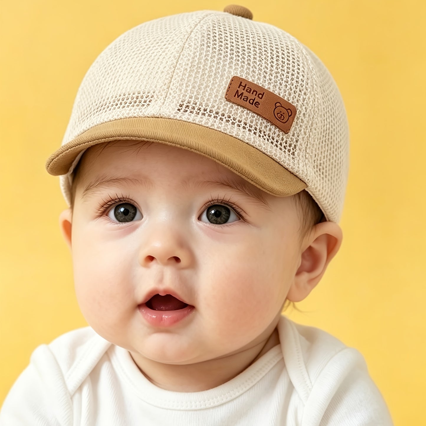 Breathable Cotton Plaid Duckbill Hat for Toddlers 6-24 Months