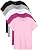5-Pack Girls Cotton Short Sleeve T-Shirts Comfortable Fit