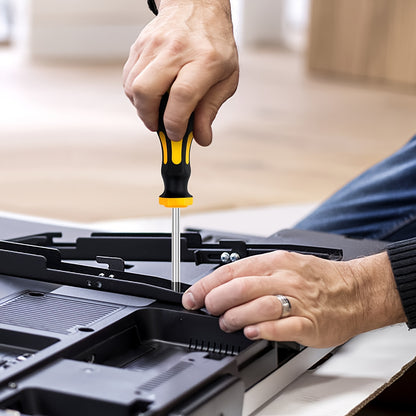 43pcs Professional Screwdriver Set with Magnetic Bit Holder - Chrome Vanadium Steel, Includes Slotted, Phillips, Hex, Torx Bits & Precision Tools - Durable Repair Kit for DIY & Industrial Use