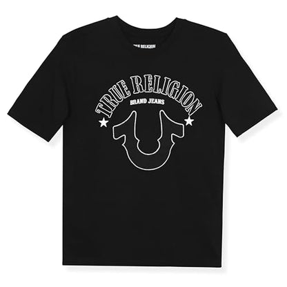 True Religion տղաների գրաֆիկական բամբակյա շապիկ՝ ոճային, ամենօրյա