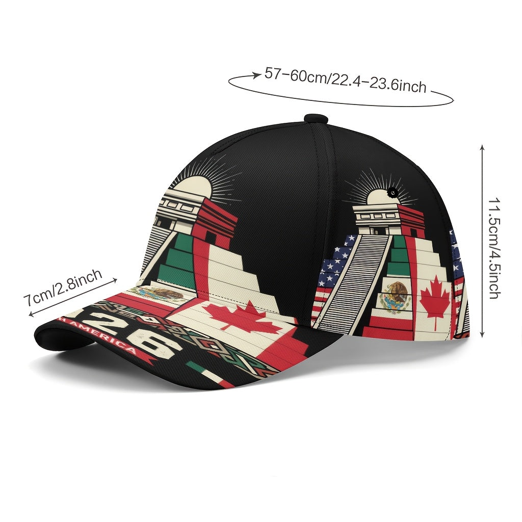 2026 FIFA World Cup Baseball Cap with Mascot Design