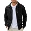 JMIERR Men's Lightweight Colorblock Zip Hoodie Jacket