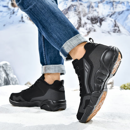Men's & Women's Heavy-Duty All-Season Ankle-High Winter Boots Sneakers - Thick Warm Traction Rubber Sole, Casual Outdoor Shoes for Snow, & Daily Wear, Shoes For Men, Trainers, Trainers For Men, Sneakers Shoes For Men, Winter