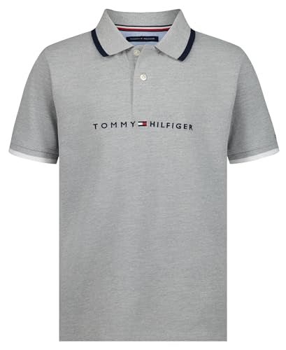 Tommy Hilfiger Boys' Short Sleeve Polo Shirt – Soft Pique Fabric