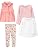 Simple Joys Girls 4-Piece Playwear Set - Soft & Versatile