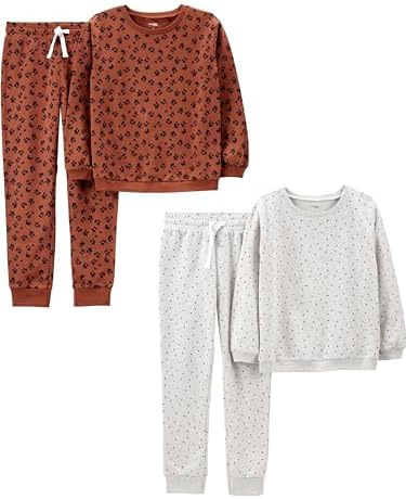 Simple Joys Girls 4-Piece Playwear Set - Soft & Versatile