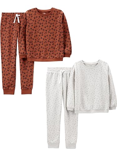 Simple Joys Girls 4-Piece Playwear Set - Soft & Versatile
