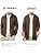 JMIERR Men's Lightweight Colorblock Zip Hoodie Jacket
