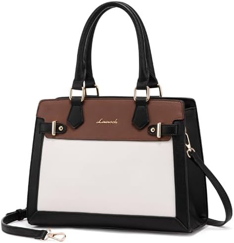LOVEVOOK Women's PU Leather Tote Satchel Handbag