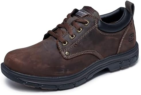 Skechers Men's Smooth Toe Oxford Dress Shoes