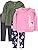 Simple Joys Girls 4-Piece Playwear Set - Soft & Versatile