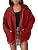 Women's Oversized Faux Leather Jacket for Fall & Winter