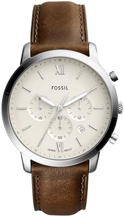 Fossil Men's Neutra Quartz Stainless Steel Chronograph Watch