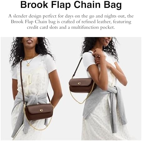 Coach Brook Women's Chain Flap Crossbody Bag