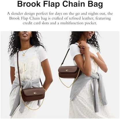 Coach Brook Women's Chain Flap Crossbody Bag