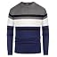 Men's Striped Crewneck Pullover Sweater by PJ PAUL JONES