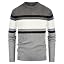 Men's Striped Crewneck Pullover Sweater by PJ PAUL JONES