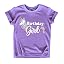 Girls Unicorn Birthday Shirt Toddler Party Tee 1-7 Years