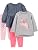 Simple Joys Girls 4-Piece Playwear Set - Soft & Versatile