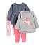 Simple Joys Girls 4-Piece Playwear Set - Soft & Versatile