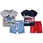 Toddler Boy Summer Shirt and Shorts Set for Ages 2-7