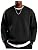 Men's Lightweight Crewneck Sweatshirt with Geometric Texture