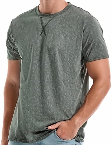 Men's Cotton Crew Neck T-Shirts - Lightweight Summer Tees S-4XL