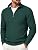 Men's Quarter Zip Pullover Sweater Casual Knit Top