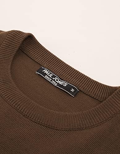 Men's Striped Crewneck Pullover Sweater by PJ PAUL JONES